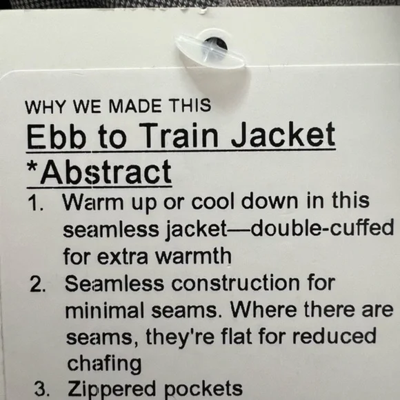 Lululemon Ebb to Train Jacket *Abstract
Black / Dark Chrome
New with Tags - Picture 16 of 17